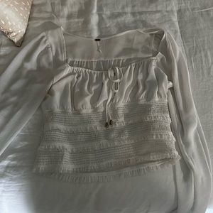 Free people white blouse